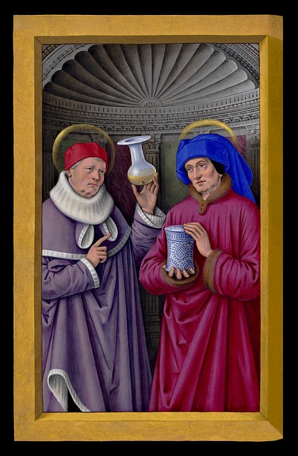 Saints miniature painting